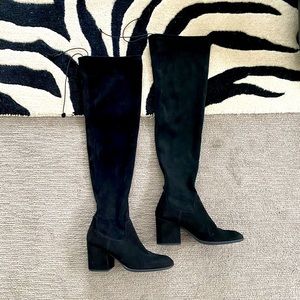 NWOT Never-worn Sesto Meucci faux suede over-the-knee boots! Made in Italy.